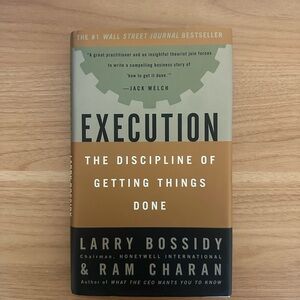 Execution: The Discipline of Getting Things‎ Done, Hardcover Book